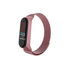Newface Xiaomi Mi Band 4 Rose Metal Mıknatıslı Kordon