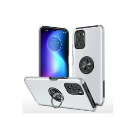Newface Xiaomi Poco F3 Elit Yüzüklü Kapak Gümüş Cep Telefonu Kılıfı