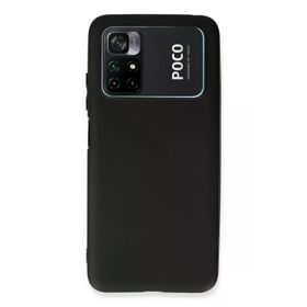 Newface Xiaomi Poco M4 Pro 4G First Silikon Siyah Cep Telefonu Kılıfı