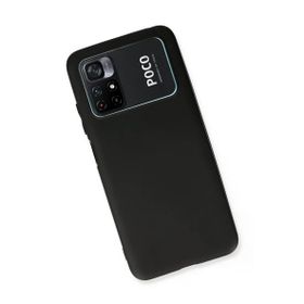 Newface Xiaomi Poco M4 Pro 4G First Silikon Siyah Cep Telefonu Kılıfı