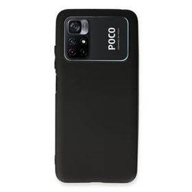 Newface Xiaomi Poco M4 Pro 4G First Silikon Siyah Cep Telefonu Kılıfı
