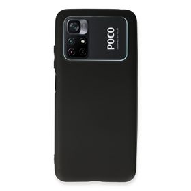 Newface Xiaomi Poco M4 Pro 4G First Silikon Siyah Cep Telefonu Kılıfı