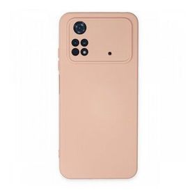 Newface Xiaomi Poco M4 Pro 4G Nano İçi Kadife Silikon Pudra Cep Telefonu Kılıfı