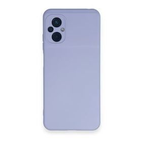 Newface Xiaomi Poco M5 Nano İçi Kadife Silikon Lila Cep Telefonu Kılıfı