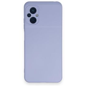 Newface Xiaomi Poco M5 Nano İçi Kadife Silikon Lila Cep Telefonu Kılıfı