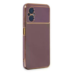 Newface Xiaomi Poco M5 Volet Silikon Mor Cep Telefonu Kılıfı