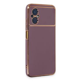 Newface Xiaomi Poco M5 Volet Silikon Mor Cep Telefonu Kılıfı