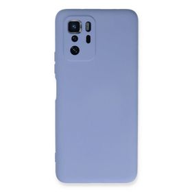 Newface Xiaomi Poco X3 GT Nano İçi Kadife Silikon Lila Cep Telefonu Kılıfı