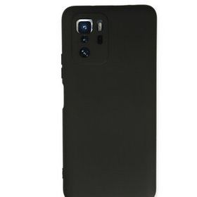Newface Xiaomi Poco X3 GT Nano İçi Kadife Silikon Siyah Cep Telefonu Kılıfı