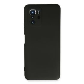 Newface Xiaomi Poco X3 GT Nano İçi Kadife Silikon Siyah Cep Telefonu Kılıfı