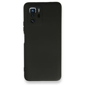Newface Xiaomi Poco X3 GT Nano İçi Kadife Silikon Siyah Cep Telefonu Kılıfı