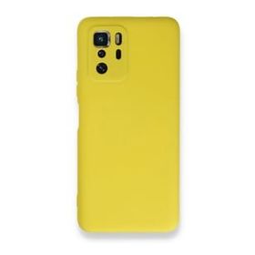 Newface Xiaomi Poco X3 GT Nano İçi Kadife Silikon Siyah Cep Telefonu Kılıfı