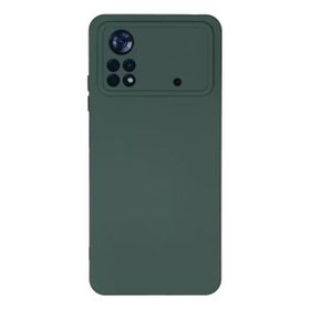 Newface Xiaomi Poco X4 Pro 5G Nano İçi Kadife Silikon Koyu Yeşil Kılıf