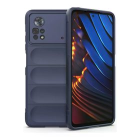 Newface Xiaomi Poco X4 Pro 5G Optimum Silikon Lacivert Cep Telefonu Kılıfı