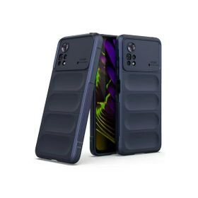 Newface Xiaomi Poco X4 Pro 5G Optimum Silikon Lacivert Cep Telefonu Kılıfı