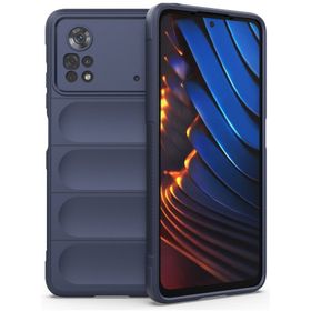 Newface Xiaomi Poco X4 Pro 5G Optimum Silikon Lacivert Cep Telefonu Kılıfı