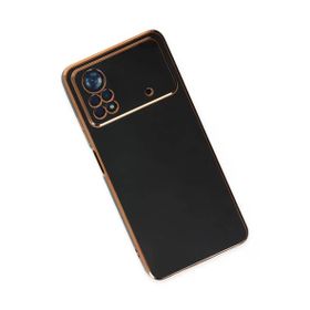 Newface Xiaomi Poco X4 Pro 5G Volet Silikon Siyah Cep Telefonu Kılıfı