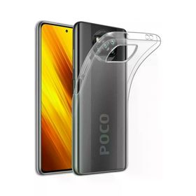 Newface Xiaomi Pocophone X3 Lüx Şeffaf Silikon Cep Telefonu Kılıfı