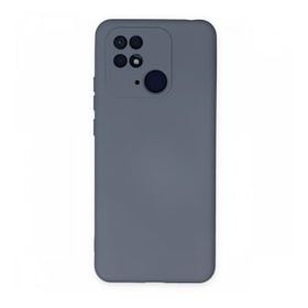 Newface Xiaomi Redmi 10C Nano İçi Kadife Silikon Gri Cep Telefonu Kılıfı