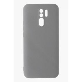 Newface Xiaomi Redmi 9 Nano İçi Kadife Silikon Gri Cep Telefonu Kılıfı