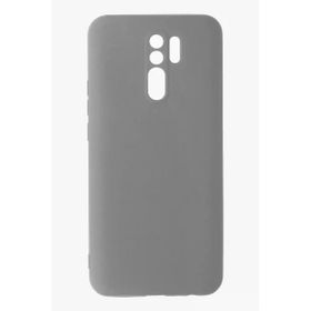 Newface Xiaomi Redmi 9 Nano İçi Kadife Silikon Gri Cep Telefonu Kılıfı