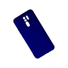 Newface Xiaomi Redmi 9 Nano İçi Kadife Silikon Lacivert Cep Telefonu Kılıfı