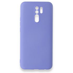Newface Xiaomi Redmi 9 Nano İçi Kadife Silikon Lila Cep Telefonu Kılıfı