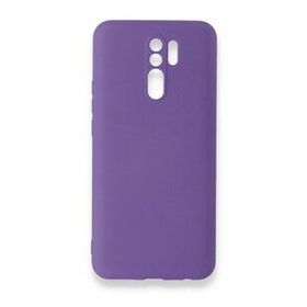 Newface Xiaomi Redmi 9 Nano İçi Kadife Silikon Mor Cep Telefonu Kılıfı