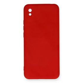 Newface Xiaomi Redmi 9A Kılıf Nano İçi Kadife Silikon Kırmızı Cep Telefonu Kılıfı