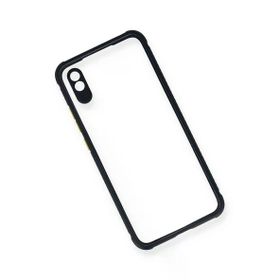 Newface Xiaomi Redmi 9A Lacivert Miami Şeffaf Silikon Kılıf
