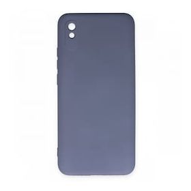 Newface Xiaomi Redmi 9A Nano İçi Kadife Silikon Gri Cep Telefonu Kılıfı