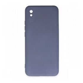 Newface Xiaomi Redmi 9A Nano İçi Kadife Silikon Gri Cep Telefonu Kılıfı