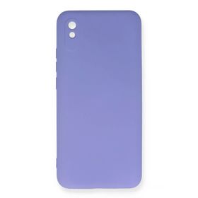 Newface Xiaomi Redmi 9A Nano İçi Kadife Silikon Lila Cep Telefonu Kılıfı