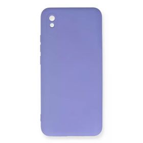 Newface Xiaomi Redmi 9A Nano İçi Kadife Silikon Lila Cep Telefonu Kılıfı