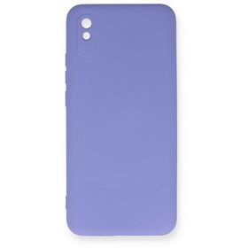 Newface Xiaomi Redmi 9A Nano İçi Kadife Silikon Lila Cep Telefonu Kılıfı