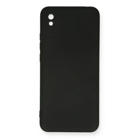 Newface Xiaomi Redmi 9A Nano İçi Kadife Silikon Siyah Cep Telefonu Kılıfı
