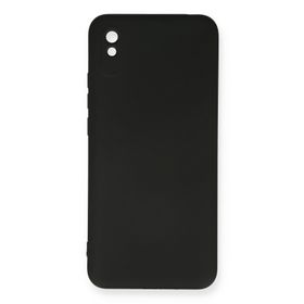 Newface Xiaomi Redmi 9A Nano İçi Kadife Silikon Siyah Cep Telefonu Kılıfı
