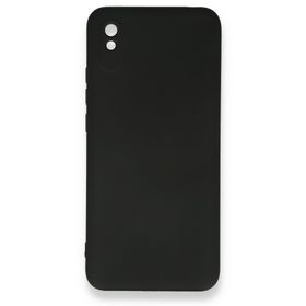 Newface Xiaomi Redmi 9A Nano İçi Kadife Silikon Siyah Cep Telefonu Kılıfı