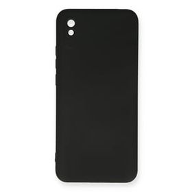 Newface Xiaomi Redmi 9A Nano İçi Kadife Silikon Siyah Cep Telefonu Kılıfı