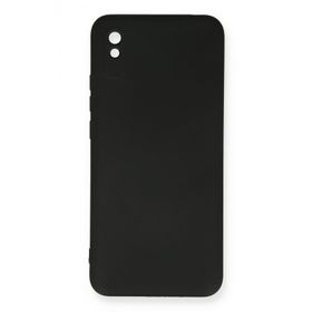 Newface Xiaomi Redmi 9A Nano İçi Kadife Silikon Siyah Cep Telefonu Kılıfı