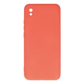 Newface Xiaomi Redmi 9A Nano İçi Kadife Silikon Turuncu Cep Telefonu Kılıfı