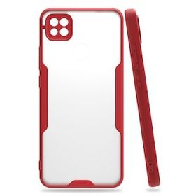 Newface Xiaomi Redmi 9C Kırmızı Platin Silikon Kılıf