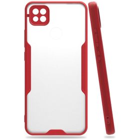 Newface Xiaomi Redmi 9C Kırmızı Platin Silikon Kılıf