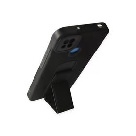 Newface Xiaomi Redmi 9C Mega Standlı Silikon Siyah Cep Telefonu Kılıfı