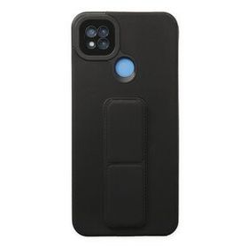 Newface Xiaomi Redmi 9C Mega Standlı Silikon Siyah Cep Telefonu Kılıfı
