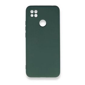 Newface Xiaomi Redmi 9C Nano İçi Kadife Silikon Koyu Yeşil Cep Telefonu Kılıfı