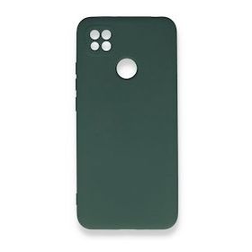 Newface Xiaomi Redmi 9C Nano İçi Kadife Silikon Koyu Yeşil Cep Telefonu Kılıfı
