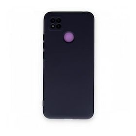 Newface Xiaomi Redmi 9C Nano İçi Kadife Silikon Lacivert Cep Telefonu Kılıfı