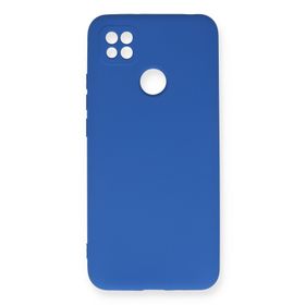 Newface Xiaomi Redmi 9C Nano İçi Kadife Silikon Mavi Cep Telefonu Kılıfı