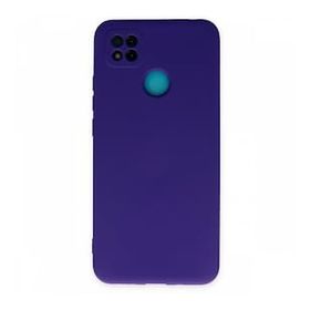 Newface Xiaomi Redmi 9C Nano İçi Kadife Silikon Mor Cep Telefonu Kılıfı